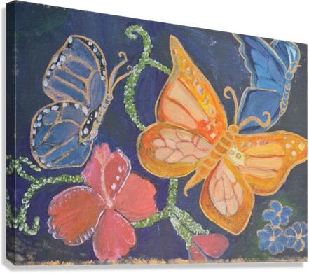 Butterflys song Canvas Print