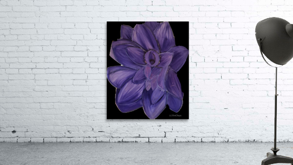 Purple petals Wall Preview
