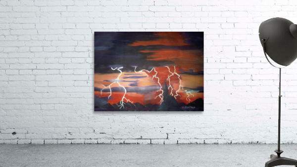 Lightning strikes.  Wall Preview