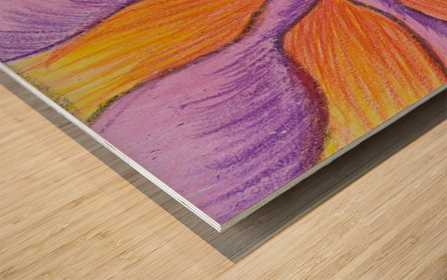 Soul dance Wood print