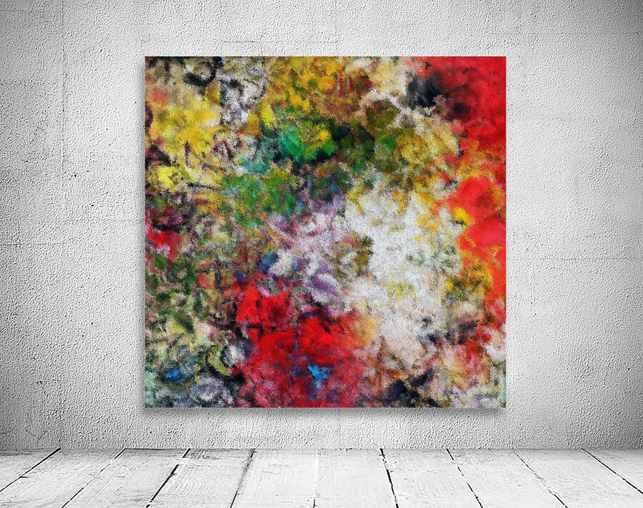 Abstract Roses Wall Preview