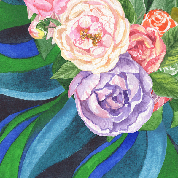 Floral Bouquet Watercolor 8 1 Digital Download