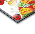 Parrot Tulips And Red Poppies Garden Acrylic print