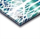 White And Teal Forest Acrylic print