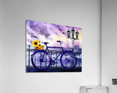 Bicycle And Sunflowers Acrylic Print