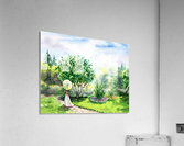 Strolling In The Garden Acrylic Print