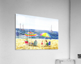 Two Umbrellas On The Beach Acrylic Print