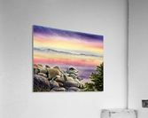 Purple Sunset At The Lake Acrylic Print