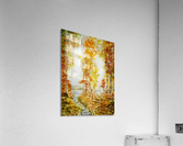 Autumn Forest Falling Leaves Acrylic Print
