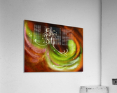 Warm Fall Flamenco Dance Abstract Watercolor  Acrylic Print