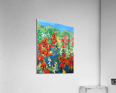 Abstract Flowers Watermedium 37 Acrylic Print