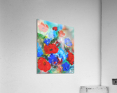 Abstract Flowers Watermedium 70 Acrylic Print