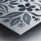 Flower Minimalism Pattern 7 Metal print