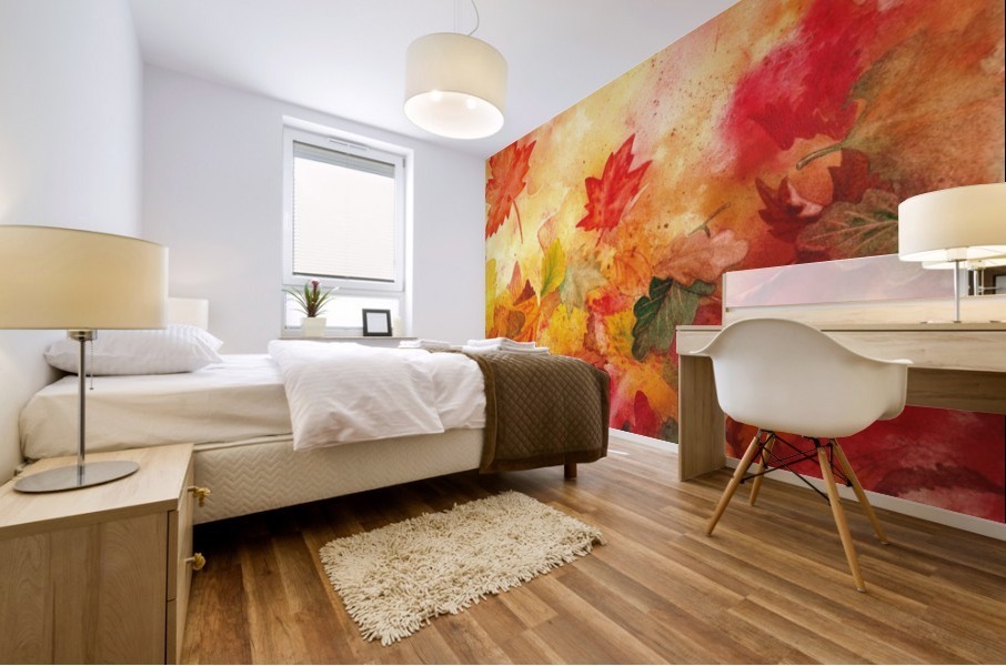 Autumn leaves Serenade  Mural print