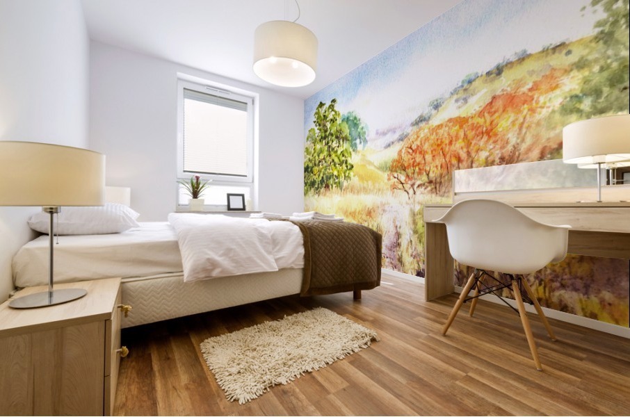 Fall Landscape Mural print