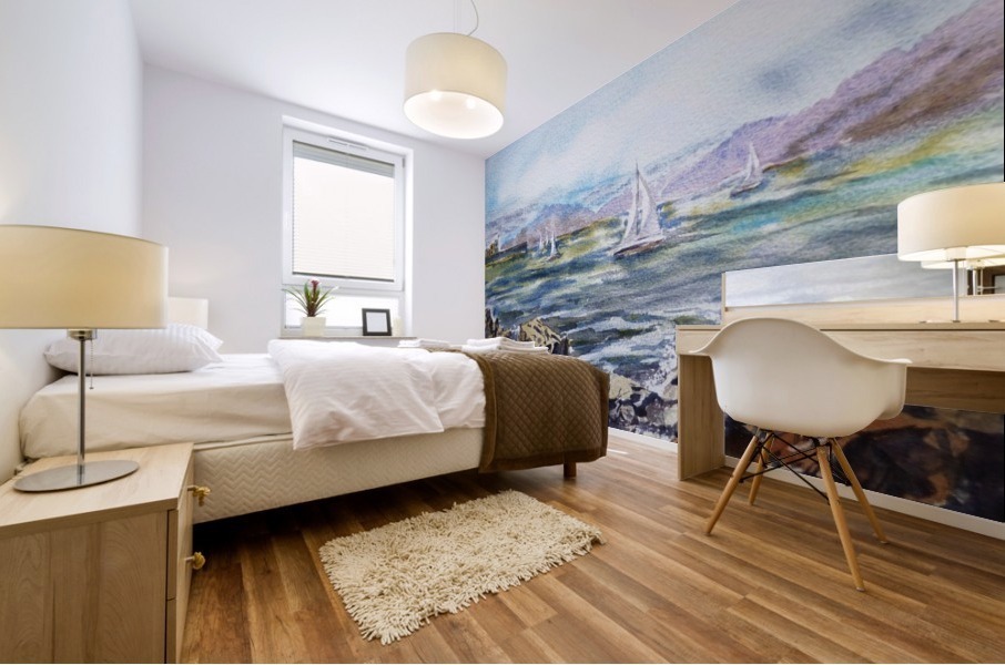 San Francisco Bay Mural print