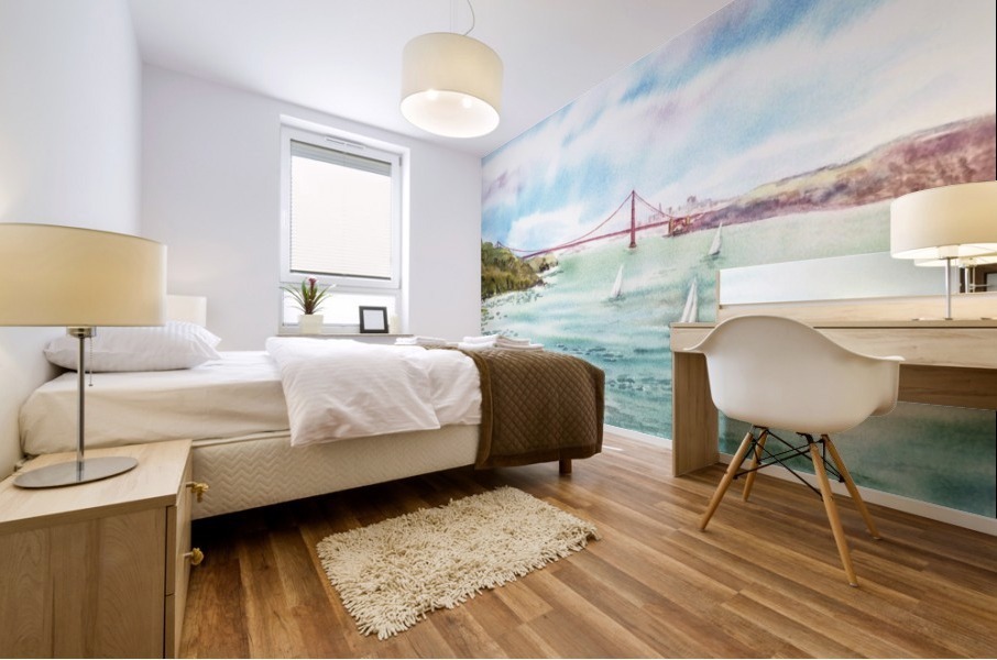 Golden Gate Bridge  Mural print