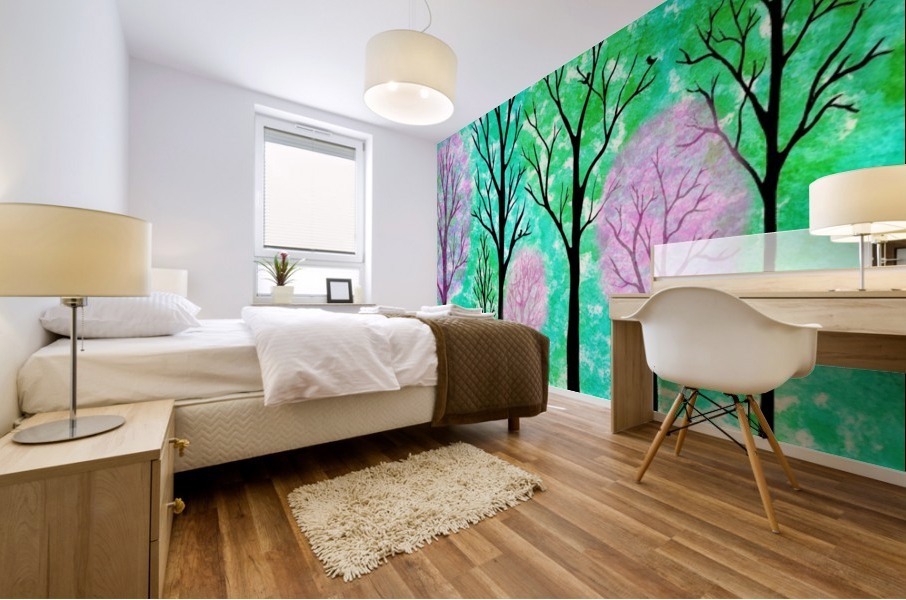 Spring Forest Mural print