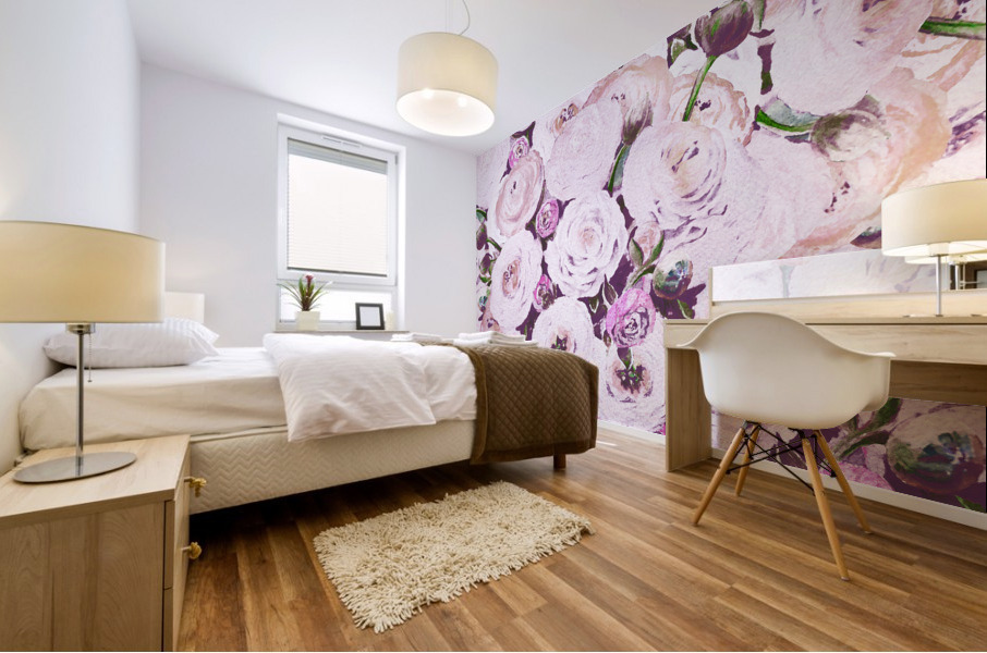 Ranunculus Flowers 2 Mural print