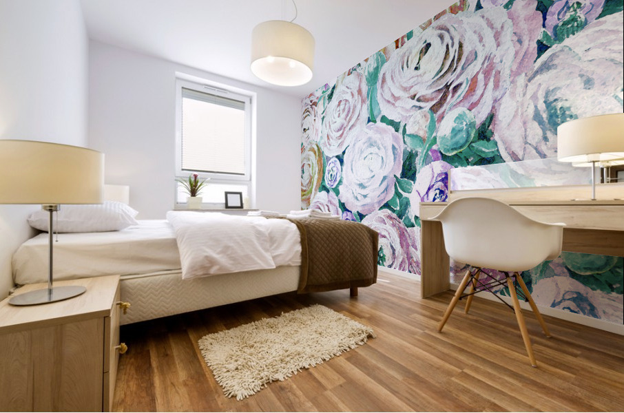 Ranunculus Flowers 3 Mural print