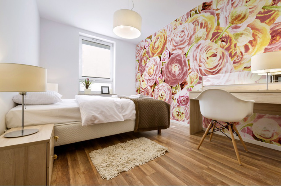 Ranunculus Flowers 1 Mural print