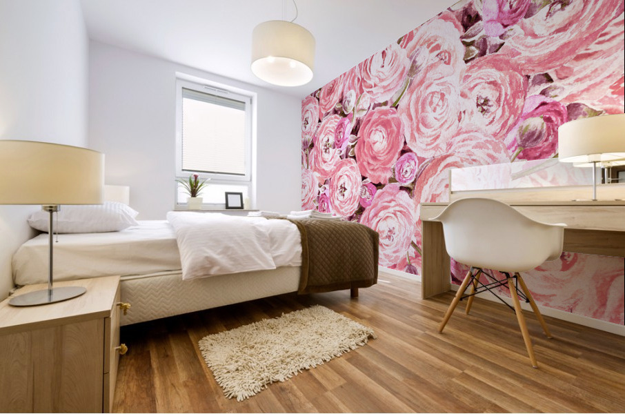 Ranunculus Flowers 7 Mural print