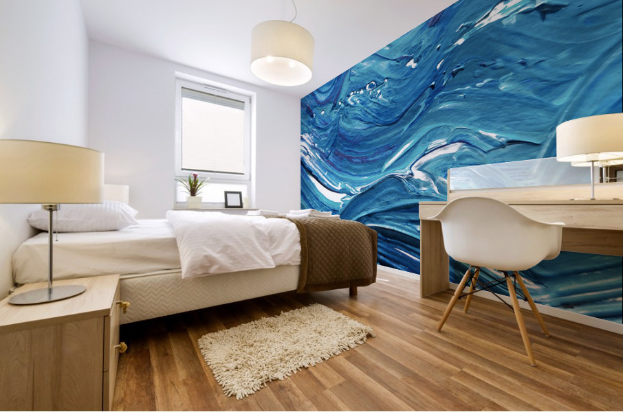 Abstract Watermedium 41 Mural print