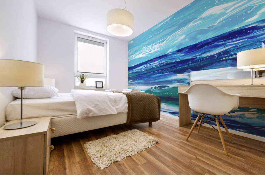 Abstract Watermedium 59 Mural print