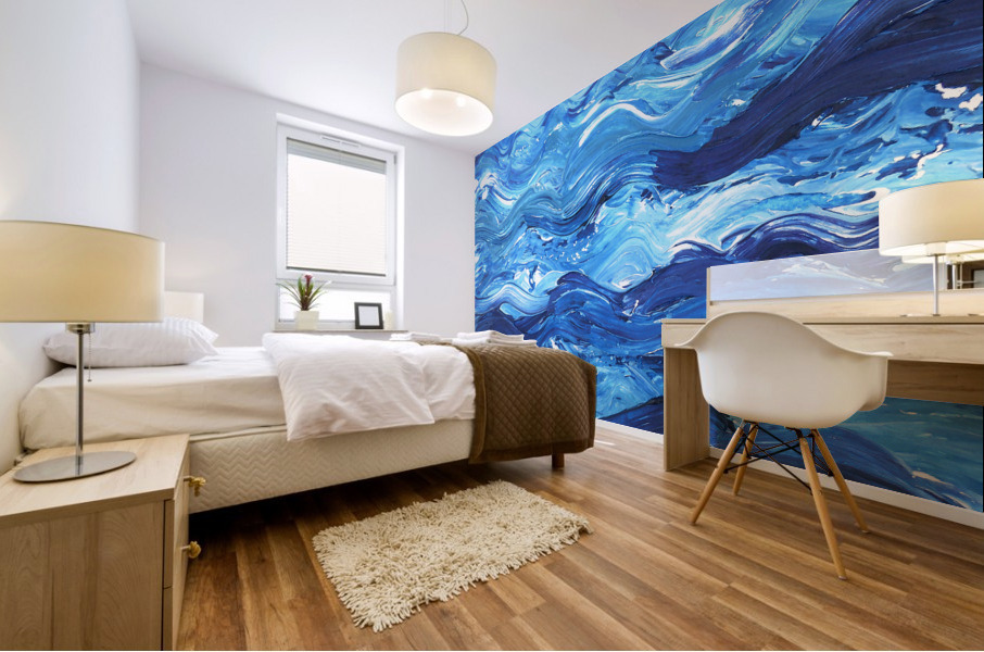 Abstract Watermedium 86 Mural print