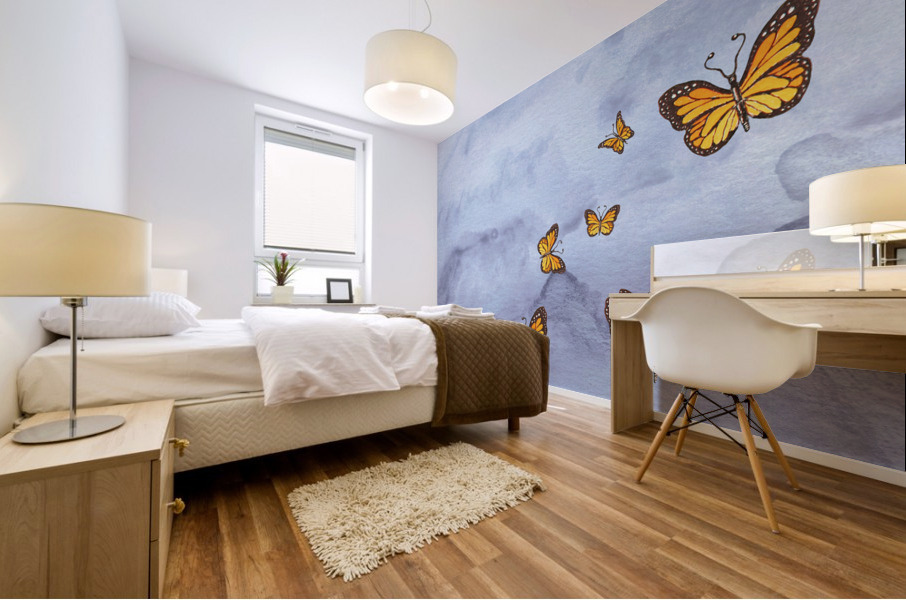 1 Butterflies 39 Mural print