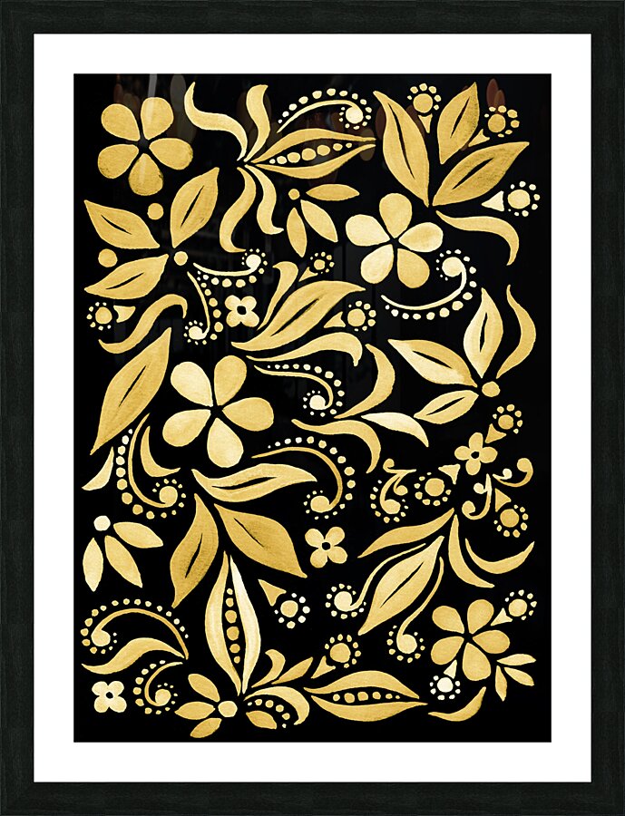 Flower Minimalism Pattern 14 Picture Frame print