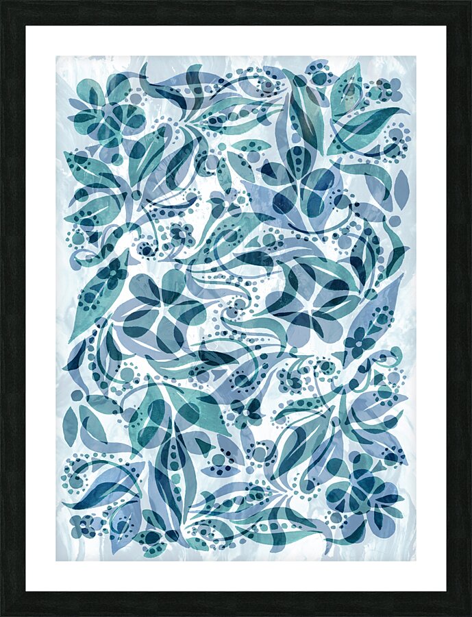 Flowers Glow 7 Picture Frame print
