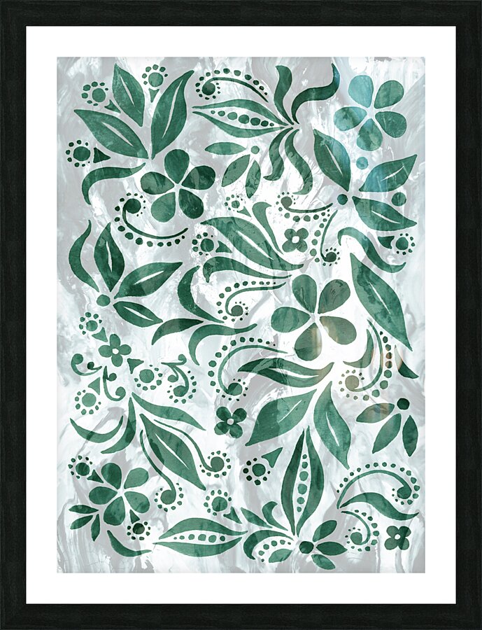 Flowers Glow 5 Picture Frame print