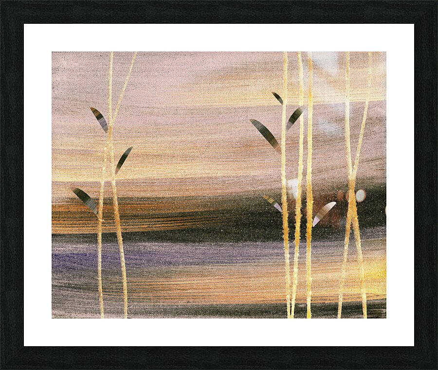 Abstract 7 Warm Picture Frame print