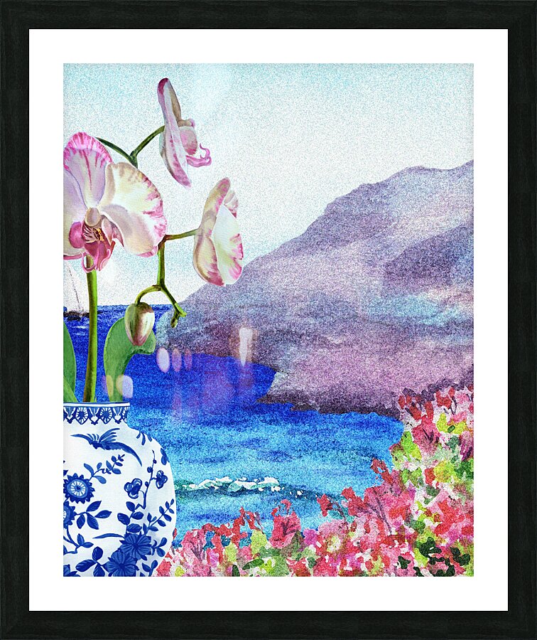 Window View 70 Picture Frame print