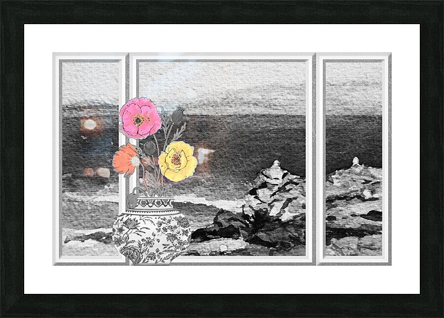 Window View 99 Picture Frame print