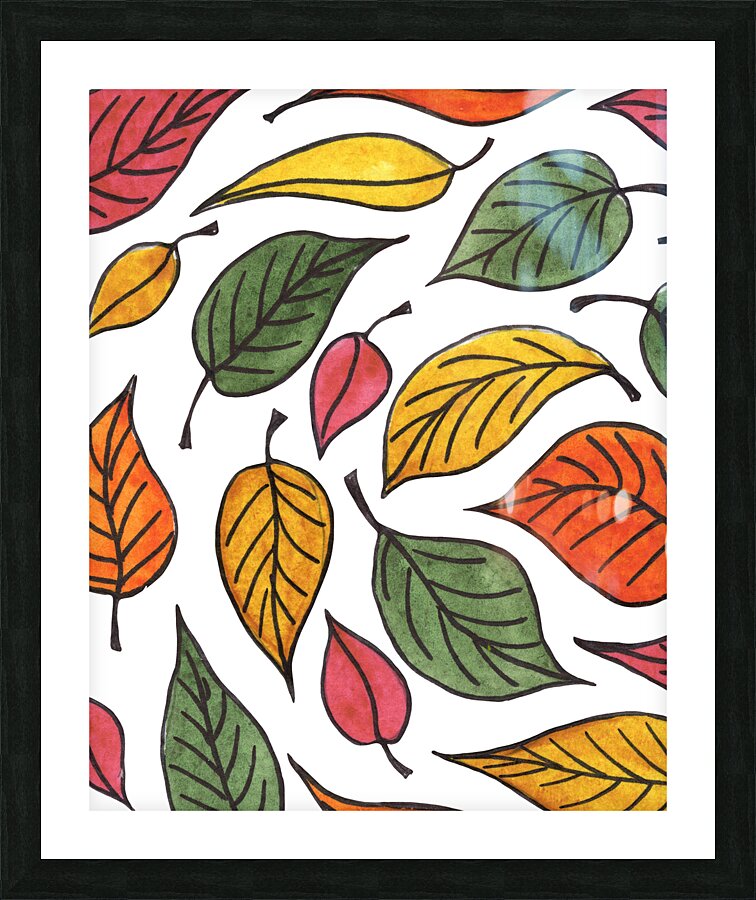 fall Leaves 1 Picture Frame print
