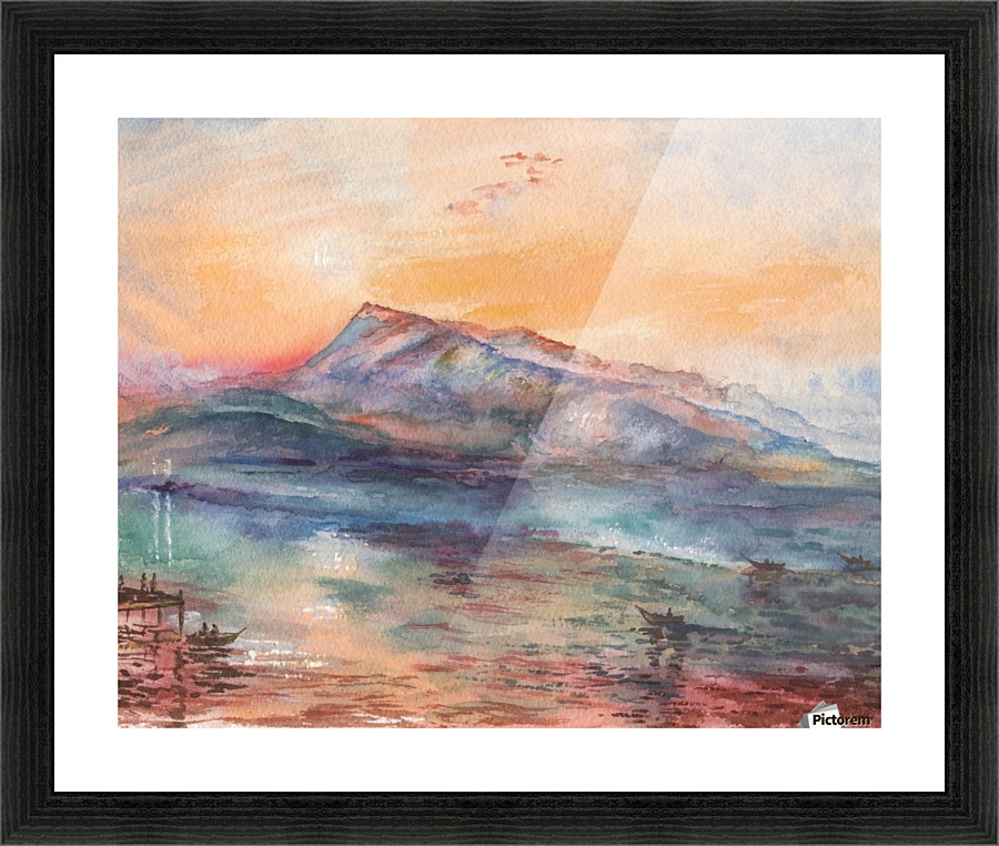 Mount Rigi Switzerland Lake Picture Frame print