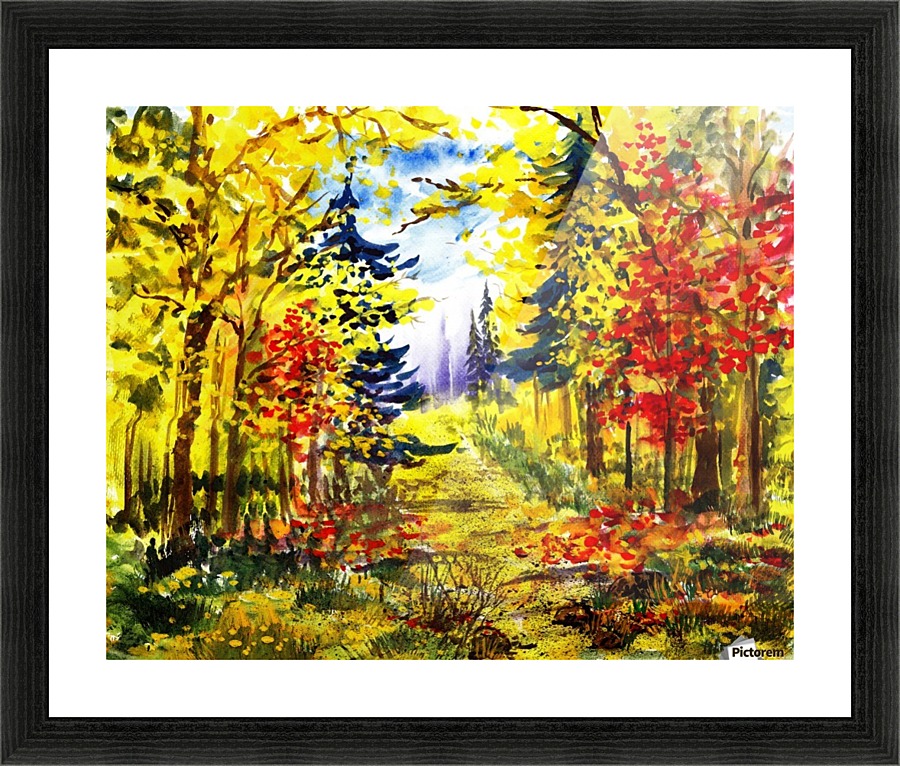 Path To The Fall Picture Frame print