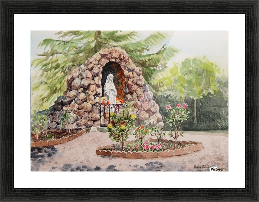 Crockett California Saint Rose Of Lima Church Grotto Picture Frame print