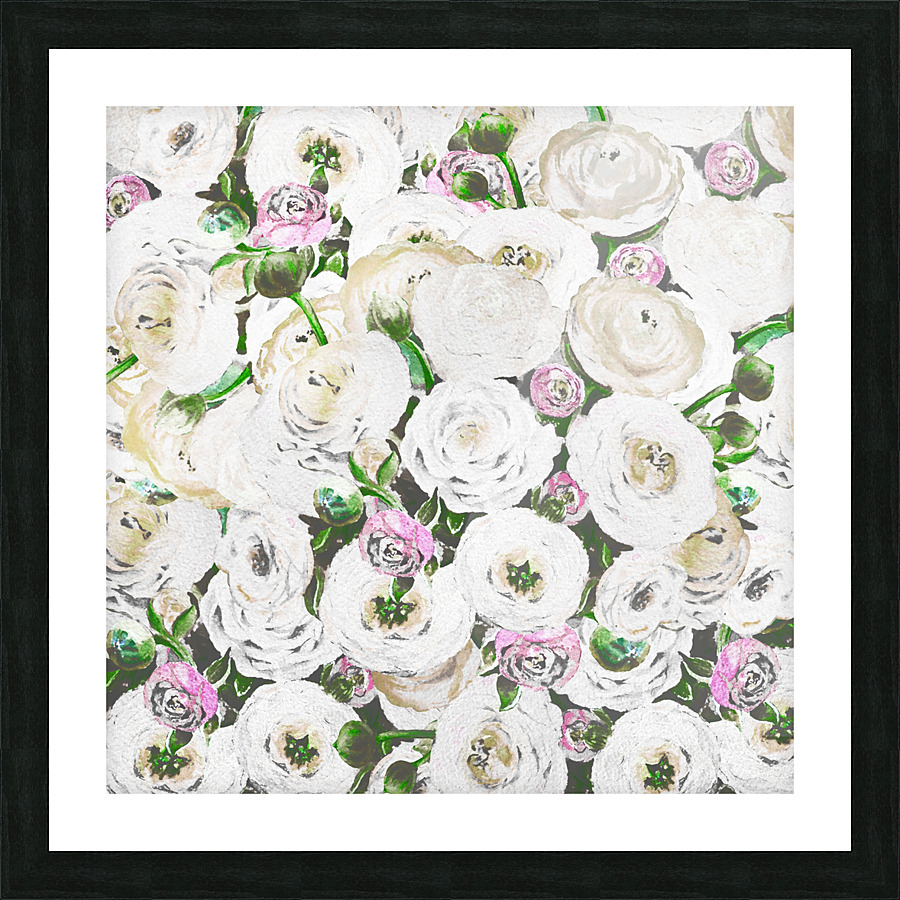 Ranunculus Flowers 11 Picture Frame print