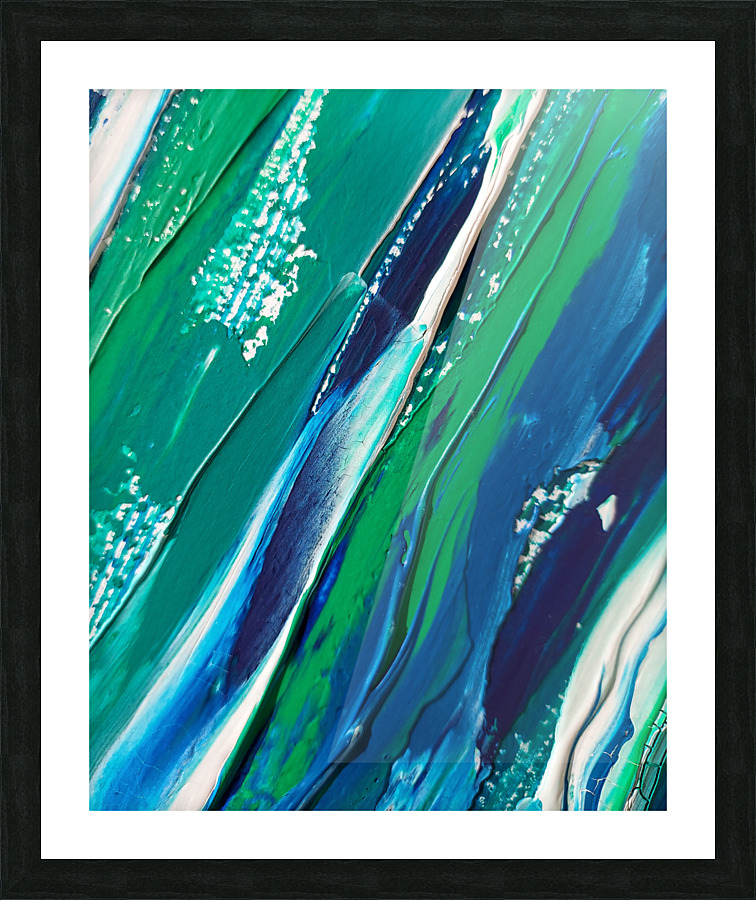 Abstract Watermedium 8 Picture Frame print