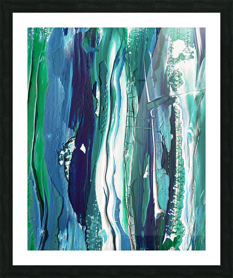 Abstract Watermedium 17 Picture Frame print