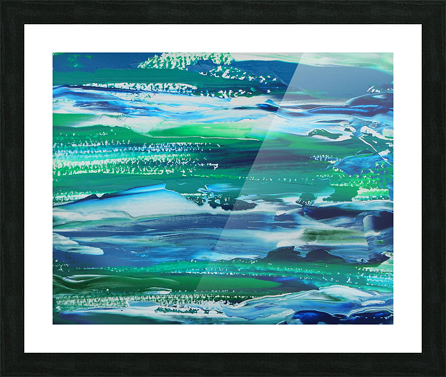 Abstract Watermedium 5 Picture Frame print