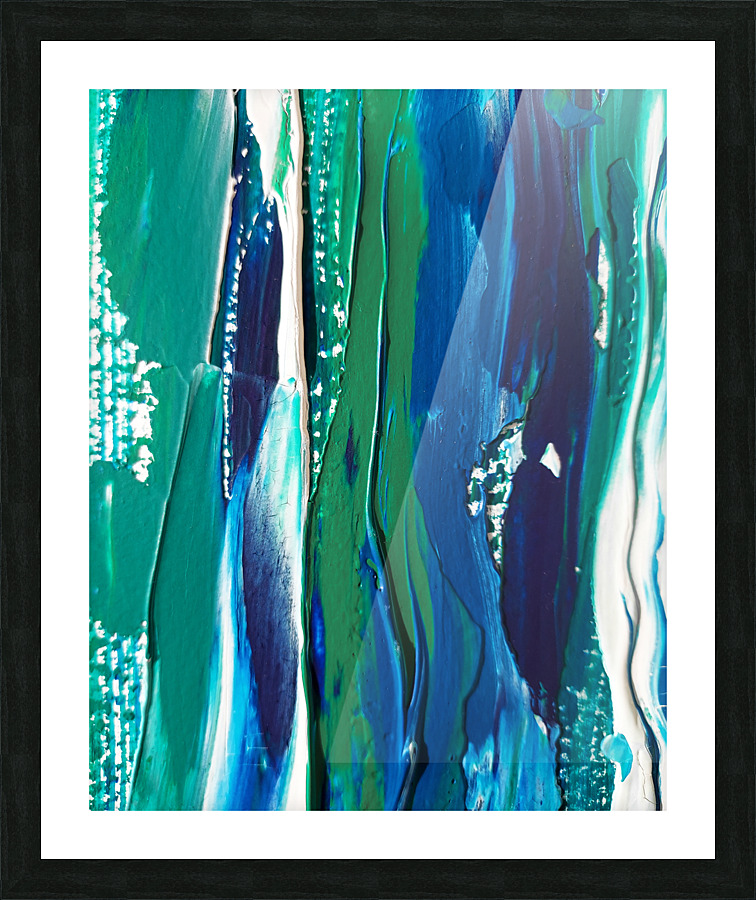 Abstract Watermedium 18 Picture Frame print