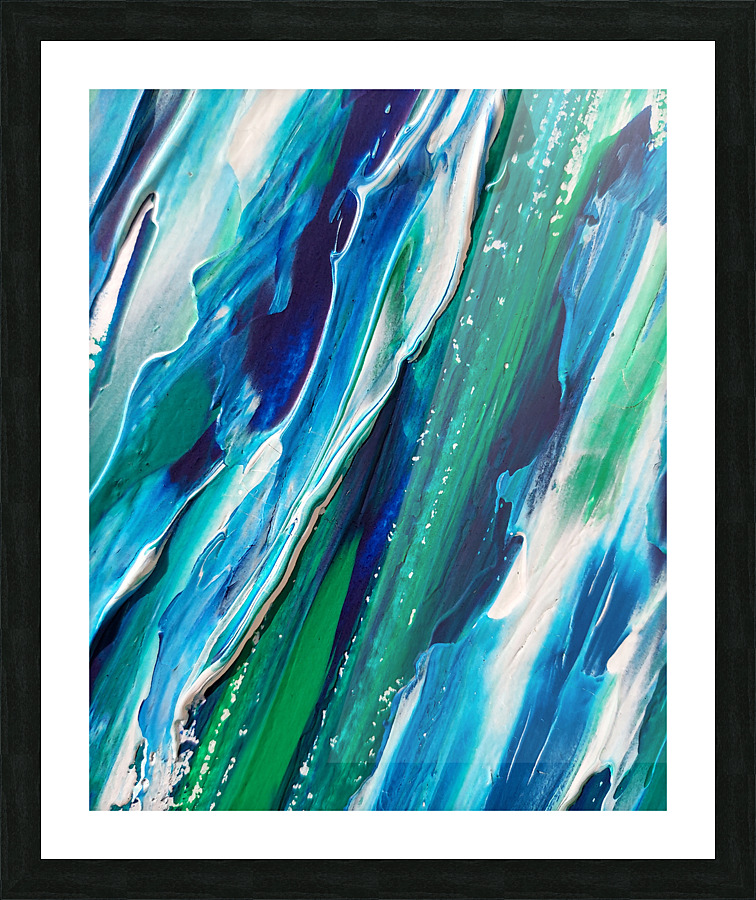 Abstract Watermedium 10 Picture Frame print