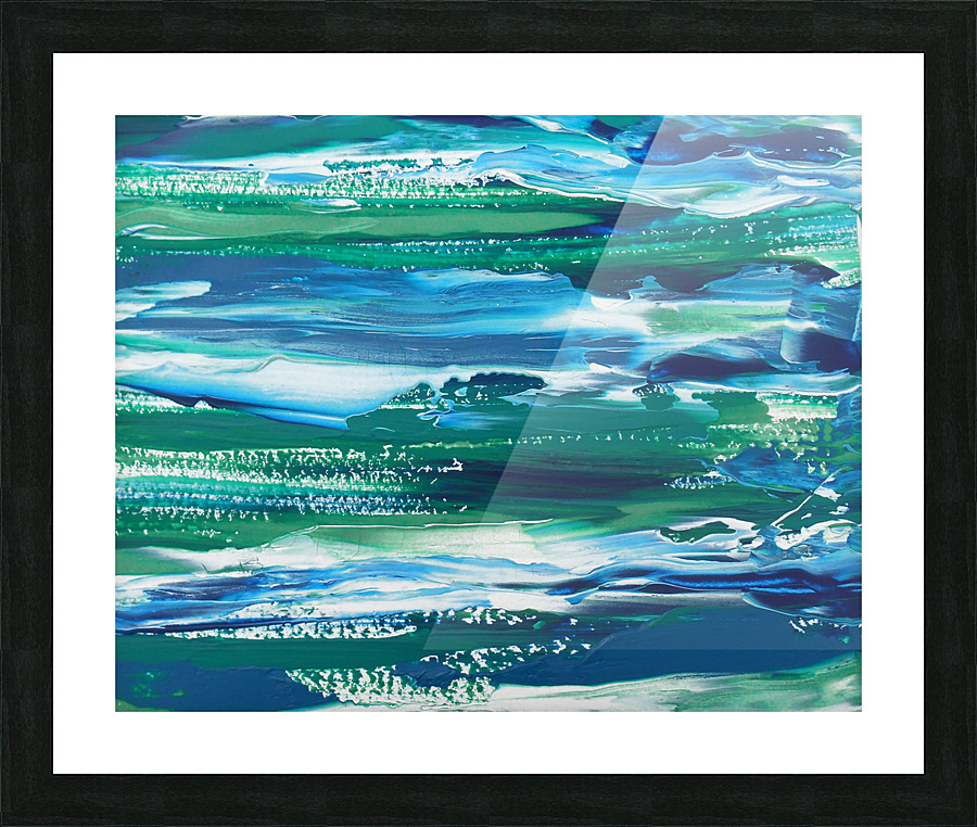 Abstract Watermedium 6 Picture Frame print