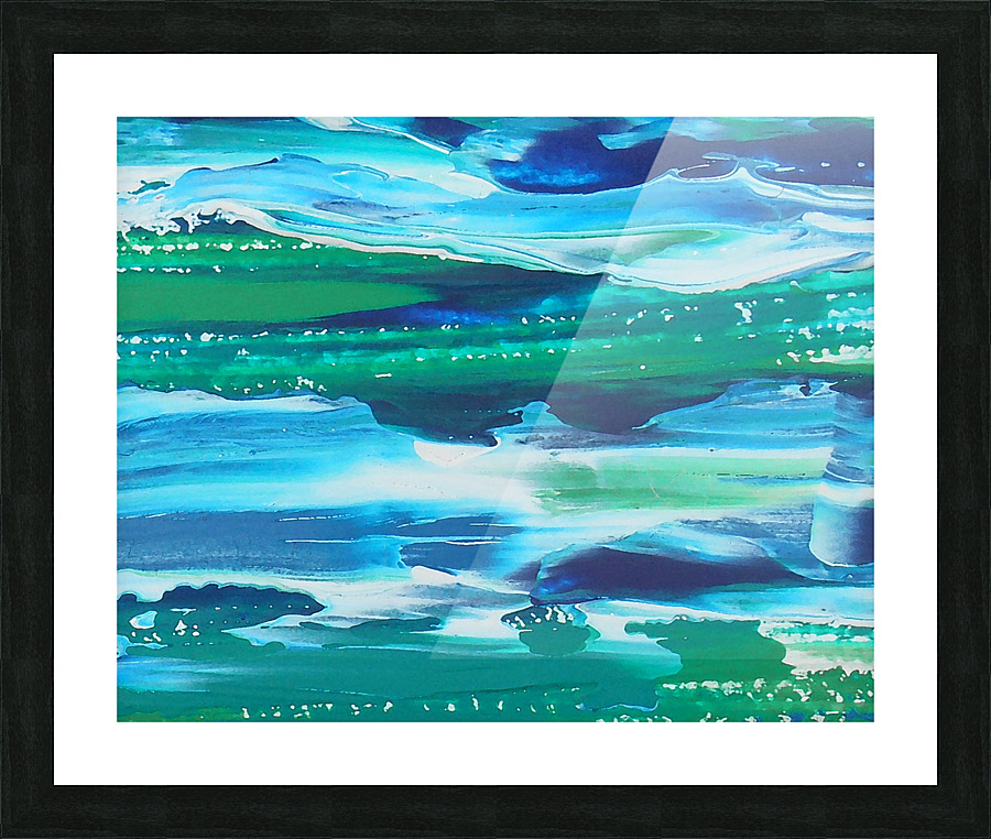 Abstract Watermedium 2 Picture Frame print