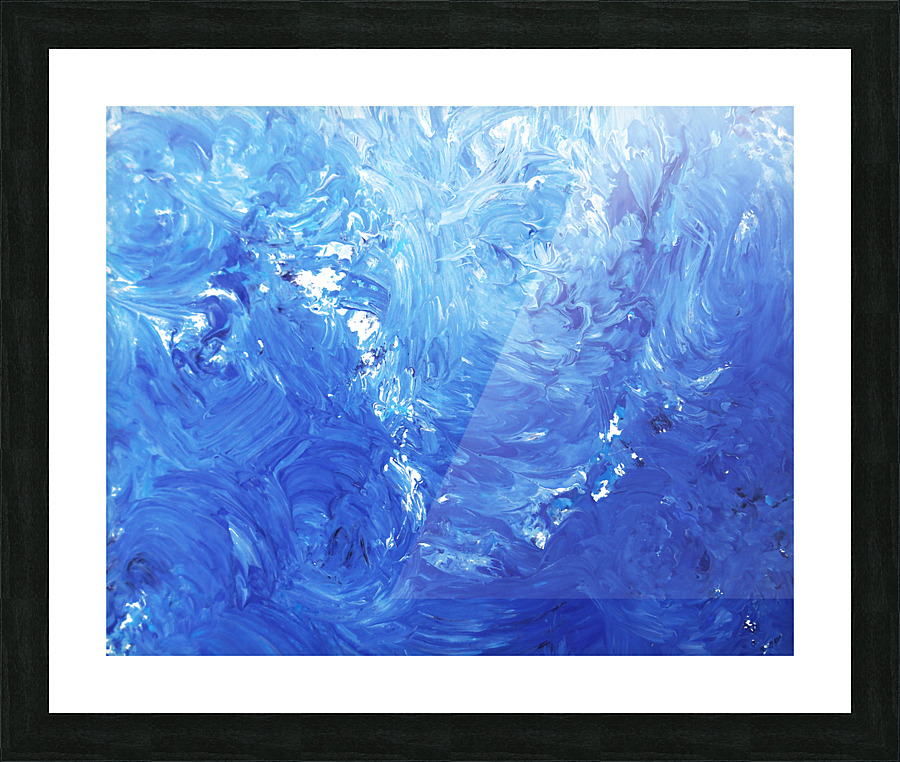 Abstract Watermedium 85 Picture Frame print