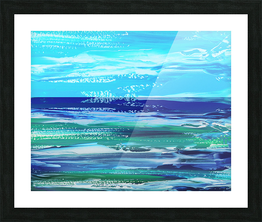Abstract Watermedium 58 Picture Frame print